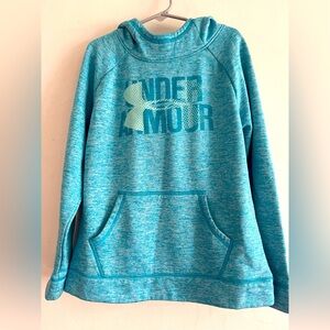 Under Armour blue girls Pullover Hoodie size Medium
